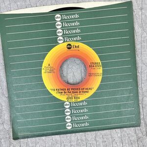 Vintage 45 RPM record Jeris Ross ABC DOT records country‎ western blues rock